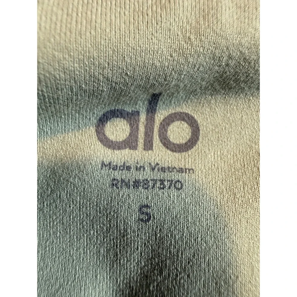 ALO Yoga Entwine Leggings Sage Green Lace-Up Cutout Size S